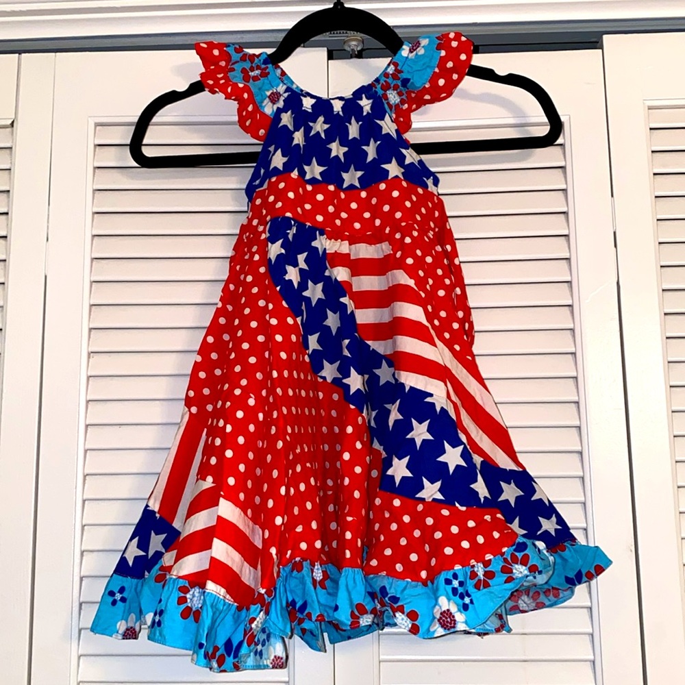 Jelly the Pug Size 2T 4th of July Dress!
